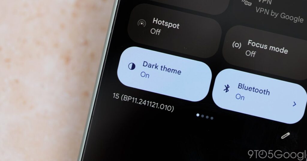 Incroyable : La dernière mise à jour du Google Pixel brise le mode sombre automatique !
